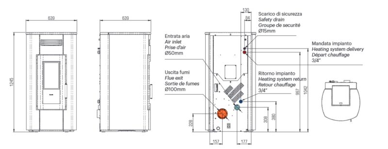 Ravelli HRV 250 Steel | aaaeco.nl