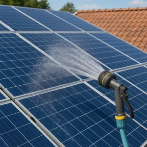 Praktische manier zonnepanelen koelen