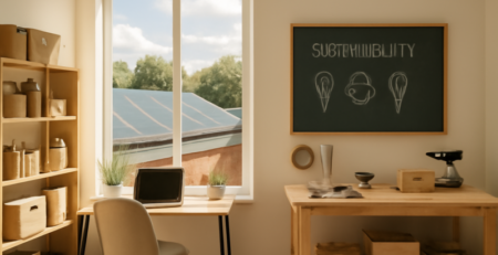 Voorbeelden van duurzaamheid bij bedrijven: zonnepanelen, herbruikbare verpakkingen en een duurzaamheidsplan