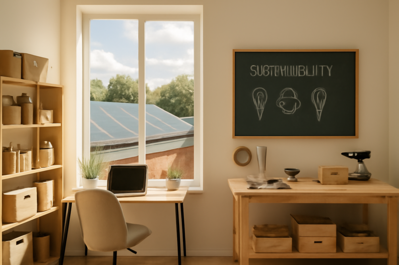 Voorbeelden van duurzaamheid bij bedrijven: zonnepanelen, herbruikbare verpakkingen en een duurzaamheidsplan