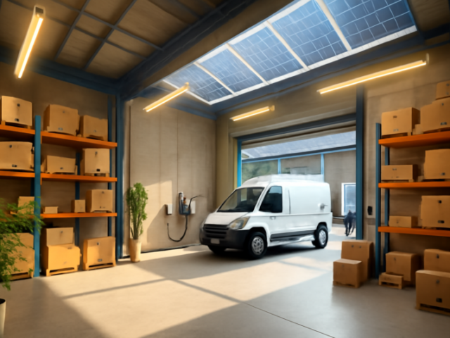 MKB-bedrijf met zonnepanelen, laadpalen en energiezuinige verlichting in 2026
