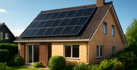 Duurzame woning met zonnepanelen en isolatie in Nederland, symbool voor subsidies 2026